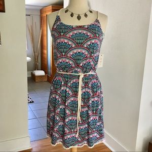 NWT Pink Rose Cotton Sundress Size S